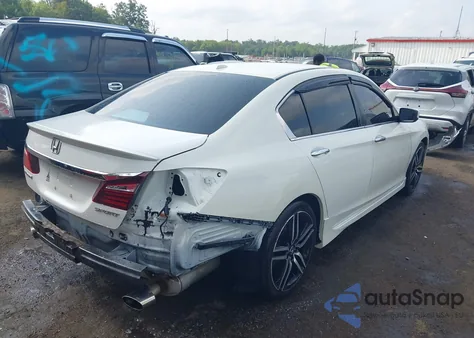 2016 Honda Accord Sport из США, поврежденный, VIN 1HGCR2F50GA154554